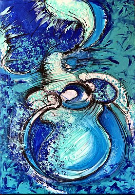 2022 / 70x100 / Tichá vody břehy mele / free