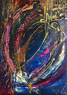 2023 / 70x100 / Connection / sold